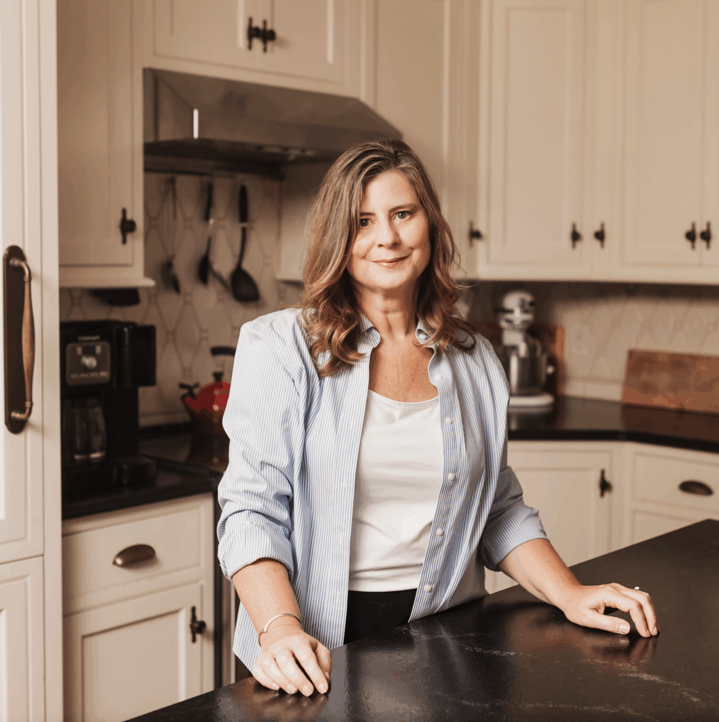 Mindy Mohney standing in a kitchen